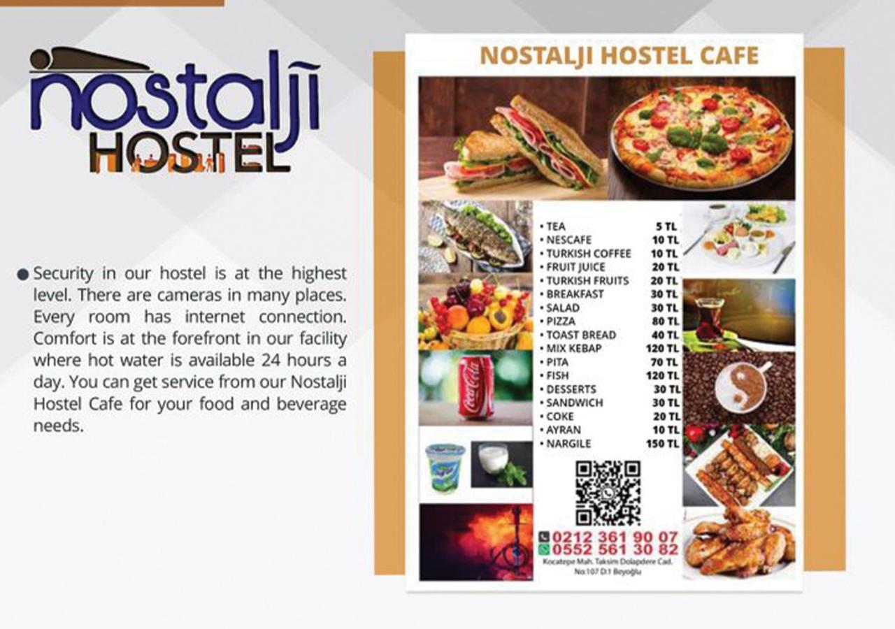 Nostalji Hostel Istanbul Exterior foto